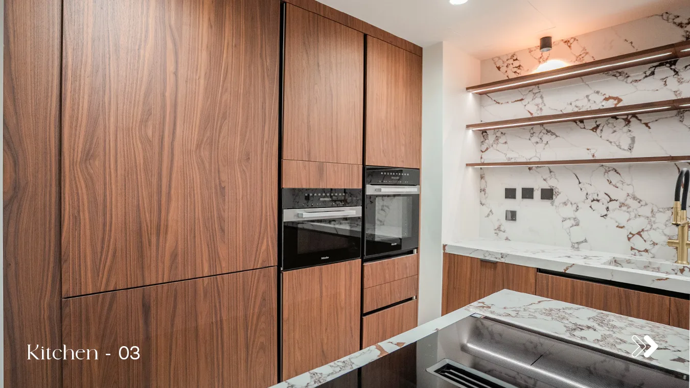 Palm Jumeirah Villa — Kitchen & Living